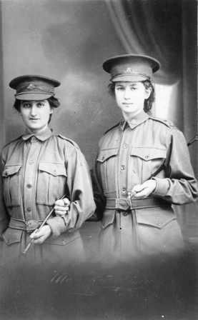 Young women in uniform